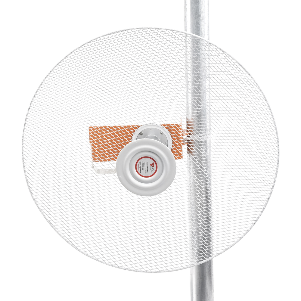 Antena direccional de alta resistencia la viento, Ganancia de 34 dBi, frecuencia (4.9 - 6.5 GHz), Conectores N-hembra, Polarización doble, incluye montaje para torre o mástil