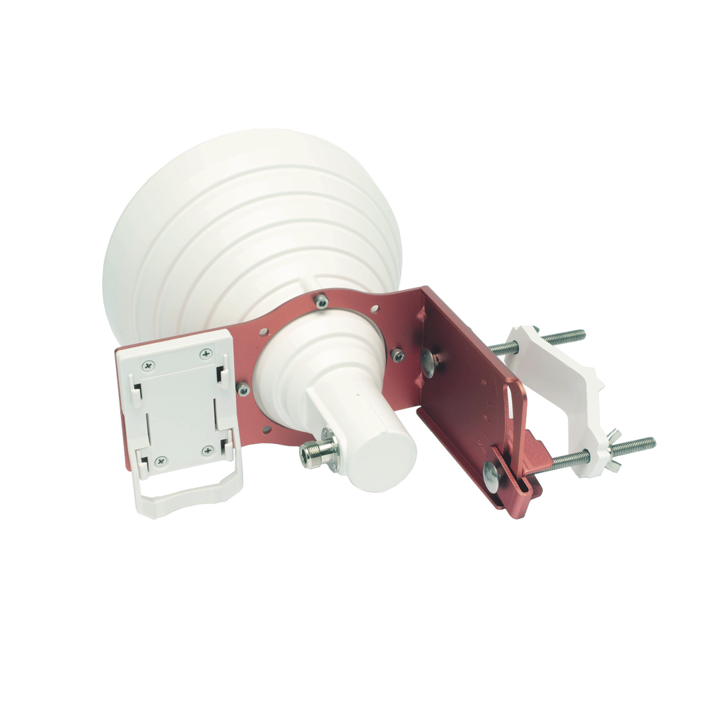 30° Symmetrical Sector Antenna, 19 dBi, 4.9-6.5 GHz, Ideal for high noise environments, N-Female connector type, with mounting and jumpers included