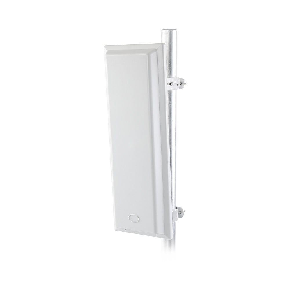 Antena Sectorial 90°,Doble Rango de frecuencia (2.4 a 2.5 GHz) y (5.1 a 6.5 GHz), Alta ganancia de 19 dBi, Conectores SMA-hembra , Montaje y jumpers incluidos