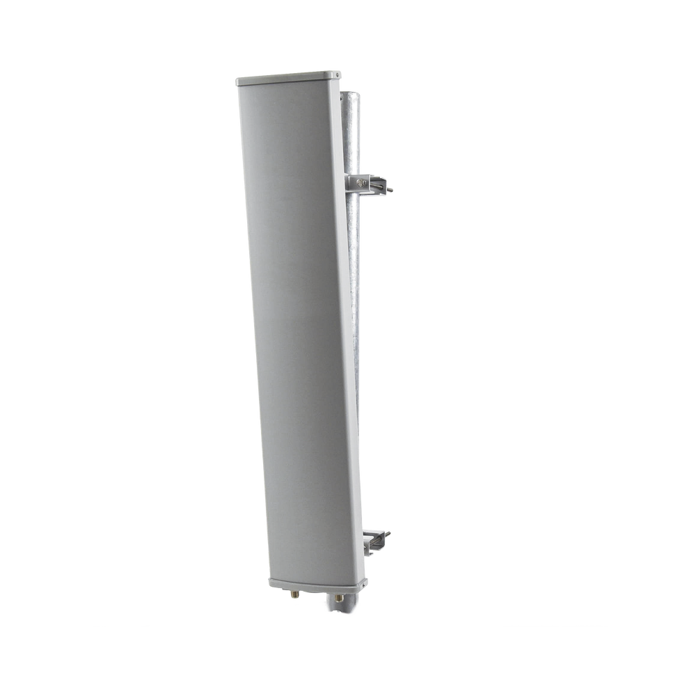 Sectorial de 120°/ 2.4 a 2.7 GHz / Ganancia 16 dBi / Conectores N-hembra / Incluye montaje