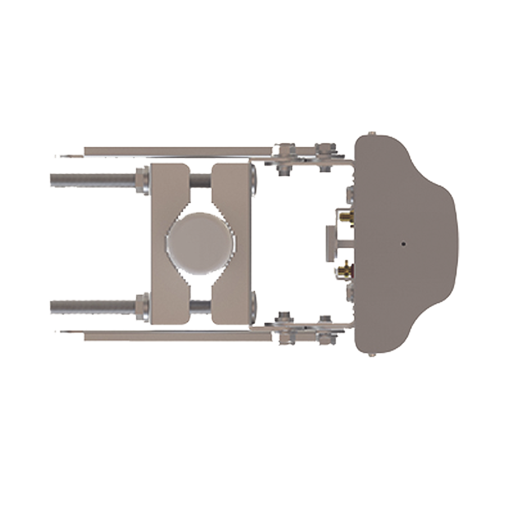 Antena Sectorial 120°, Rango de frecuencia de (5.1 a 5.8 GHz), ganancia 19 dBi, conectores SMA-hembra, incluye jumper y montaje para radio )