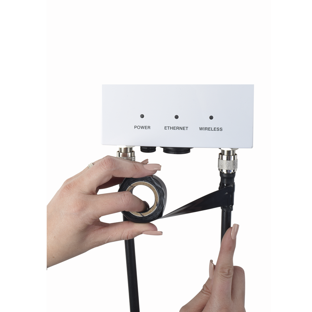 Cinta de auto fusión para sellar equipo instalado en intemperie, 4.5 m.