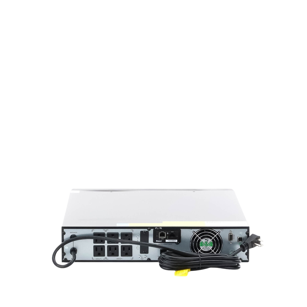 UPS SmartZone de 1000 VA/1000 W, Online Doble Conversión, Entrada 120 Vca NEMA 5-15P, Onda Senoidal Pura, 2 UR, Con 6 Tomas NEMA 5-15R, Incluye Tarjeta de Red y Kit de Rieles