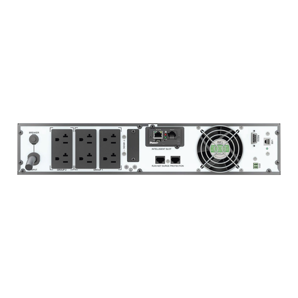 SmartZone 2000VA/2000W UPS, Online Double Conversion, 120VAC NEMA 5-20P Input, Pure Sine Wave, 2RU, With 6 NEMA 5-20R Outlets, Includes Network Card and Rail Kit