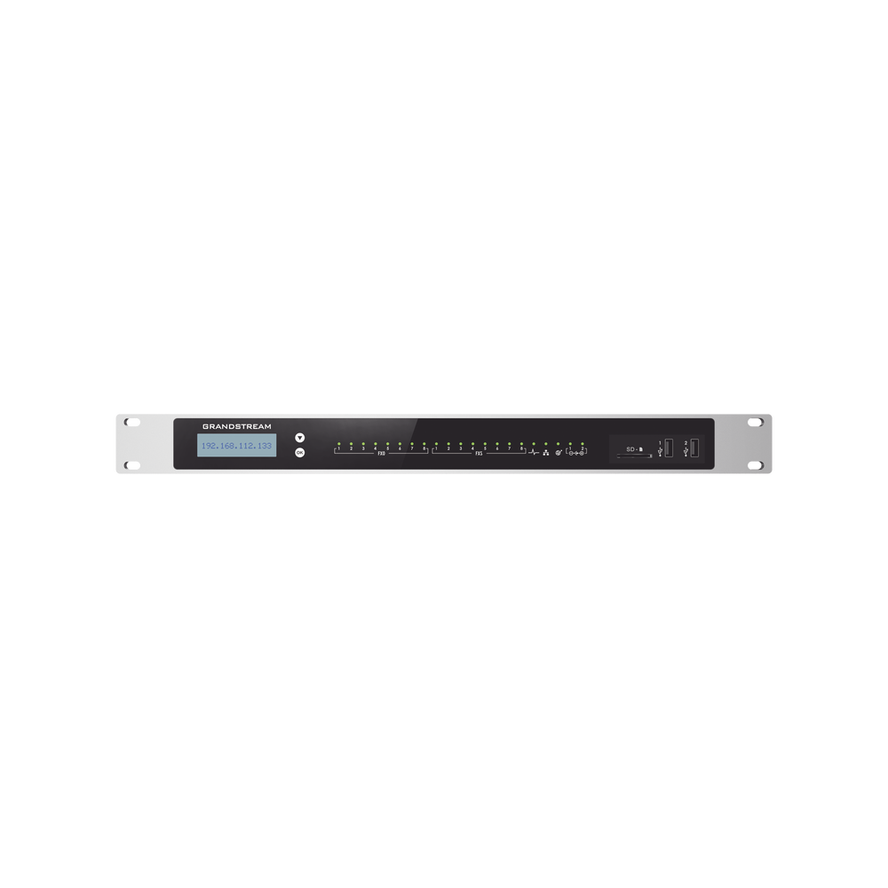 Conmutador IP-PBX para hasta 3000 usuarios y 450 llamadas simultaneas, 8FXO, 8FXS, para solución de comunicaciones unificadas y colaboración