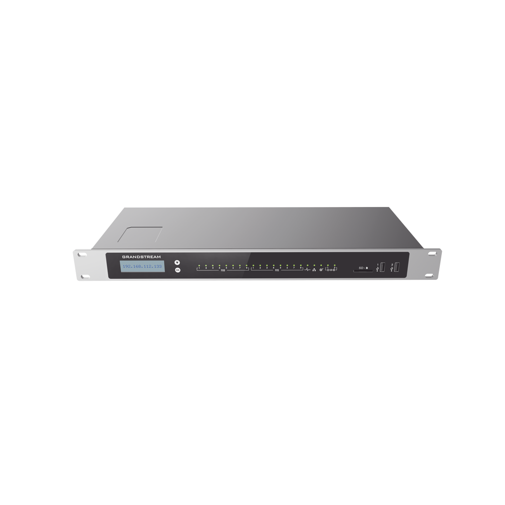 Conmutador IP-PBX para hasta 3000 usuarios y 450 llamadas simultaneas, 8FXO, 8FXS, para solución de comunicaciones unificadas y colaboración