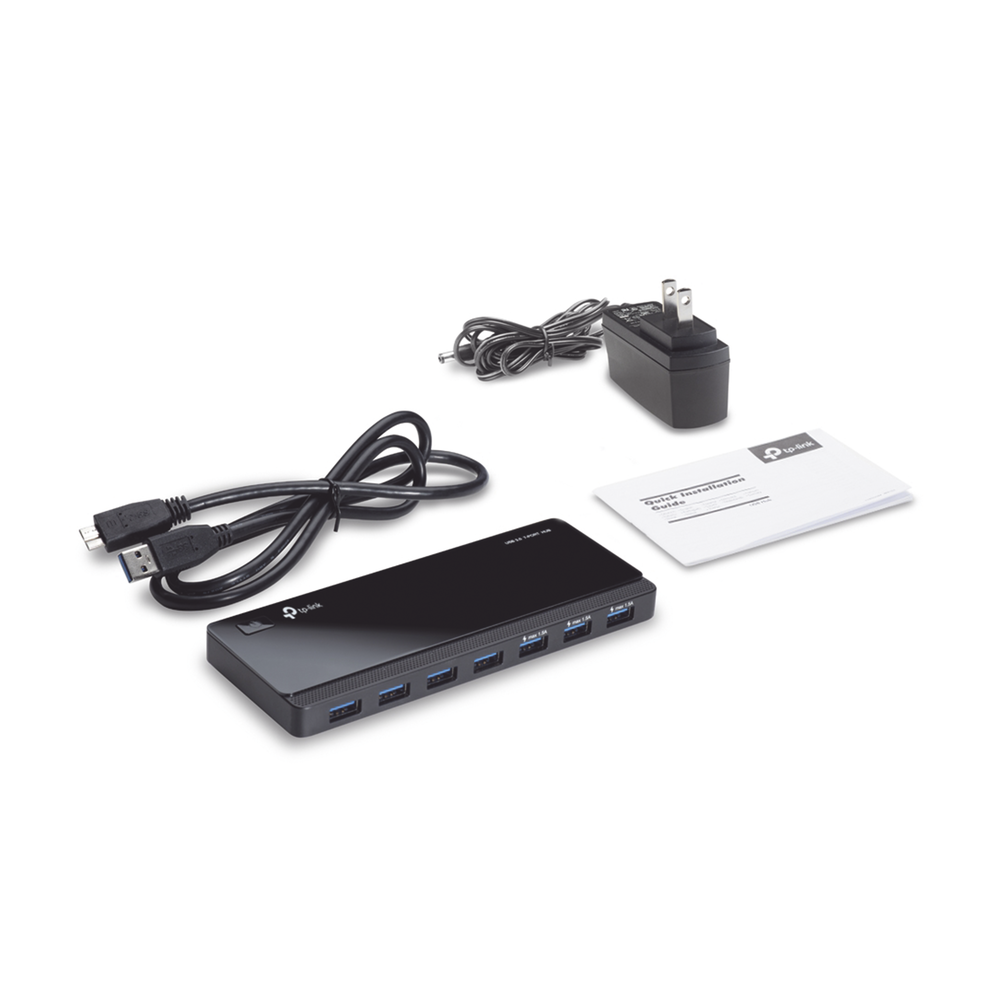 HUB 3.0 adapter, with 7 USB ports, 12V to 2A