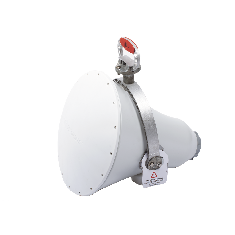 Antena direccional UltraHorn™ 5180-6400 GHz MHz, 24 dBi, ultra rechazo al ruido, conexión a radio sin pérdida y transmisión altamente direccional sin lóbulos laterales