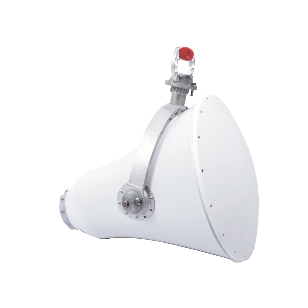 Antena direccional UltraHorn™ 5180-6400 GHz MHz, 24 dBi, ultra rechazo al ruido, conexión a radio sin pérdida y transmisión altamente direccional sin lóbulos laterales