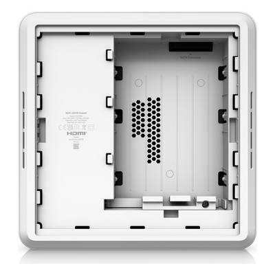 UniFi Protect NVR Instant con Soporte de HDD de 3.5" con un Switch PoE Integrado de 6 Puertos GbE y un Puerto HDMI Viewp