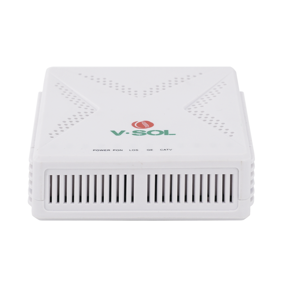 ONU Dual G/EPON con 1 Puerto SC/APC + 1 puerto LAN Gigabit + 1 puerto CATV
