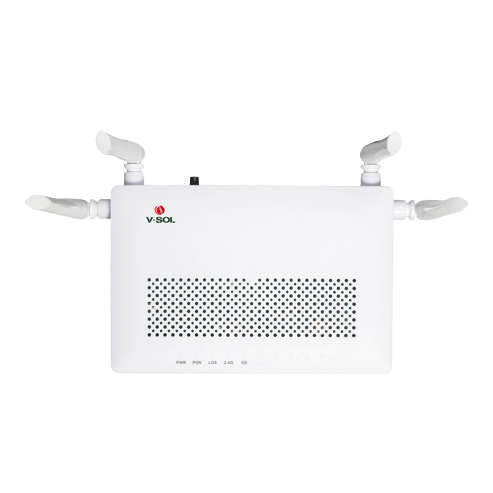Dual G/EPON ONU with Wi-Fi AC + 2 Gigabit ports + 1 SC/UPC port, Up to 1200 Mbps