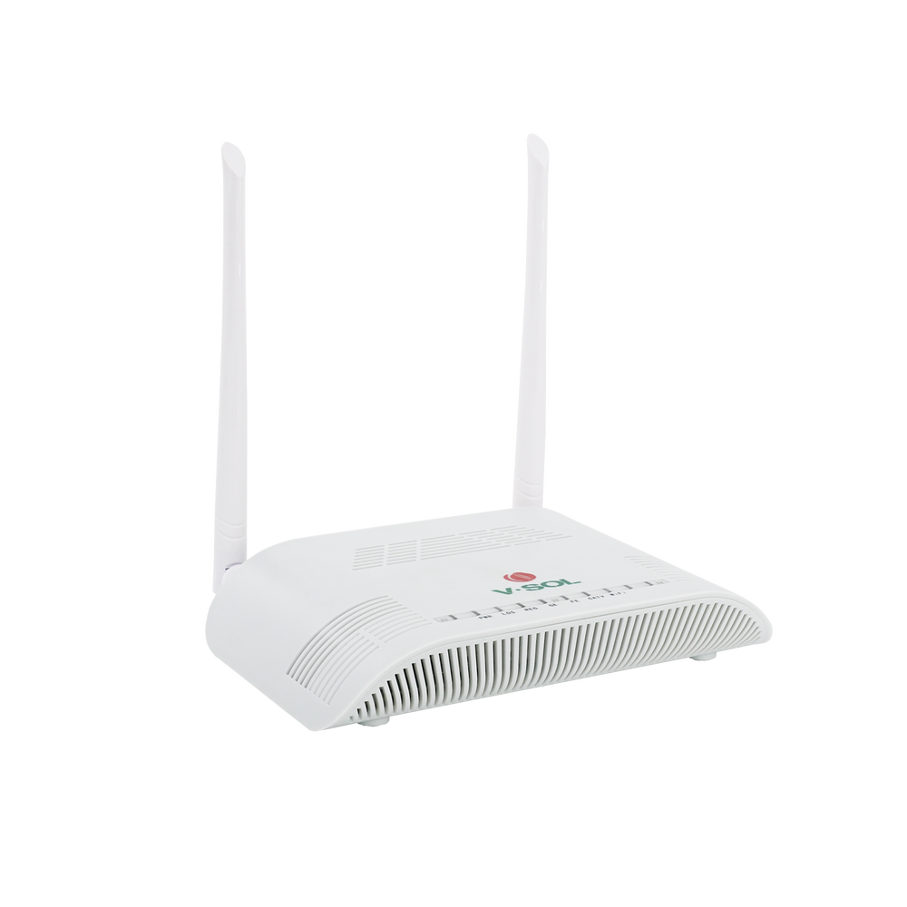 ONU Dual G/EPON con Wi-Fi en 2.4 GHz + 1 CATV + 1 puerto LAN Gigabit + 1 puerto LAN Fast Ethernet, hasta 300 Mbps vía inalámbrico