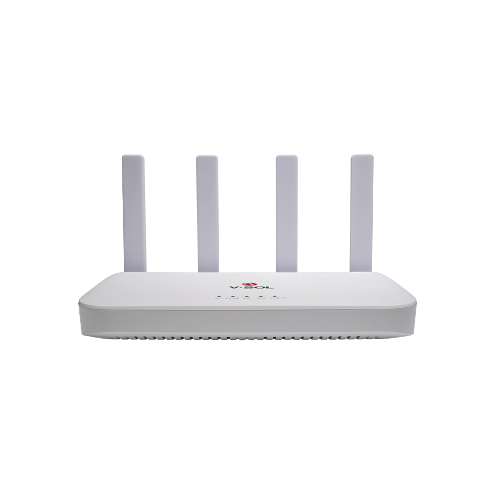 ONU Dual G/EPON con Wifi 6 + 4 puertos LAN Gigabit + 1 puerto SC/UPC + 1 puerto USB 3.0, Hasta 1800 Mbps