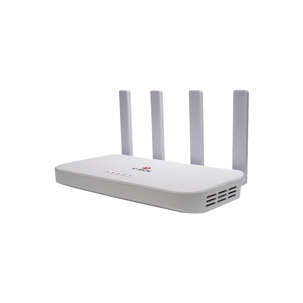 ONU Dual G/EPON con Wifi 6 + 4 puertos LAN Gigabit + 1 puerto SC/UPC + 1 puerto USB 3.0, Hasta 1800 Mbps
