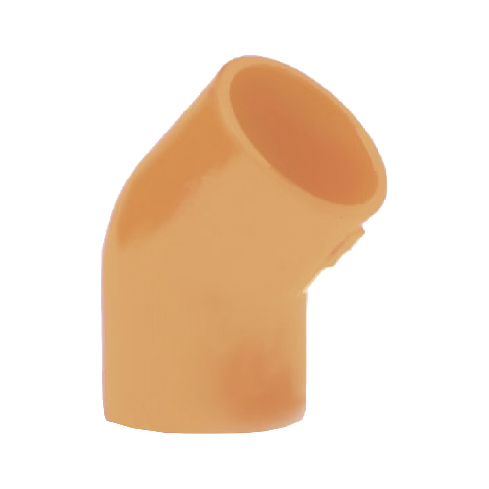 Codo de 45 Grados para Tubería de ¾” / para Detectores de Humo por Aspiración VESDA / Caja con 10 Piezas