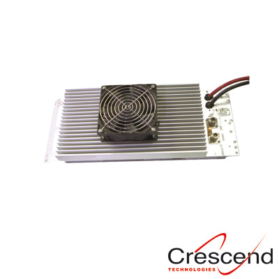 Amplificador de Ciclo Continuo, 148-156MHz, Entrada 5-24W / Salida 100W, 18A, 13.8Vcd.