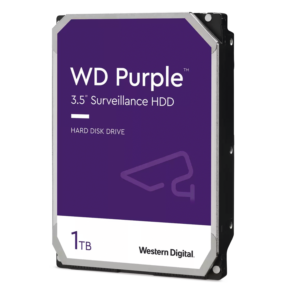 Disco Duro Purple de 1 TB / 5400 RPM / Optimizado para Soluciones de Videovigilancia / Uso 24-7 / 3 Años de Garantia