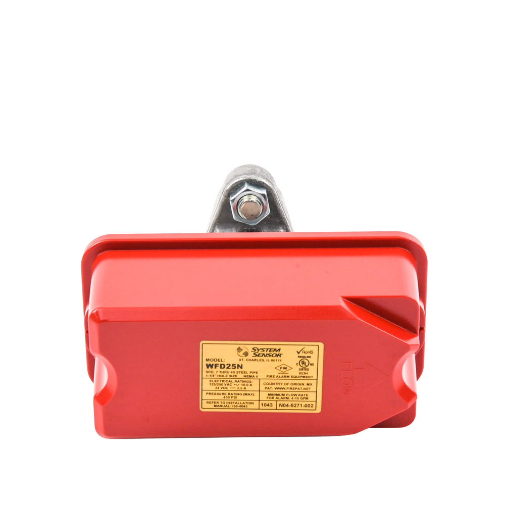 Water Flow Detector for Installation in 2.5 Inch Pipe