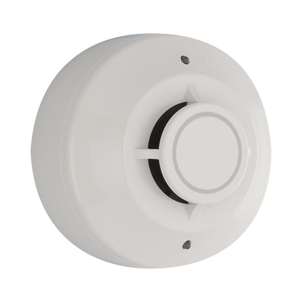 SWIFT Series Wireless Thermovelocimetry Detector, Compatible with Fire-Lite Addressable Panels. Includes Base