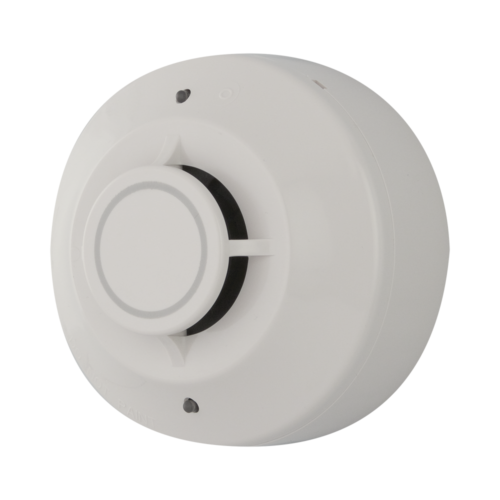 SWIFT Series Wireless Thermovelocimetry Detector, Compatible with Fire-Lite Addressable Panels. Includes Base