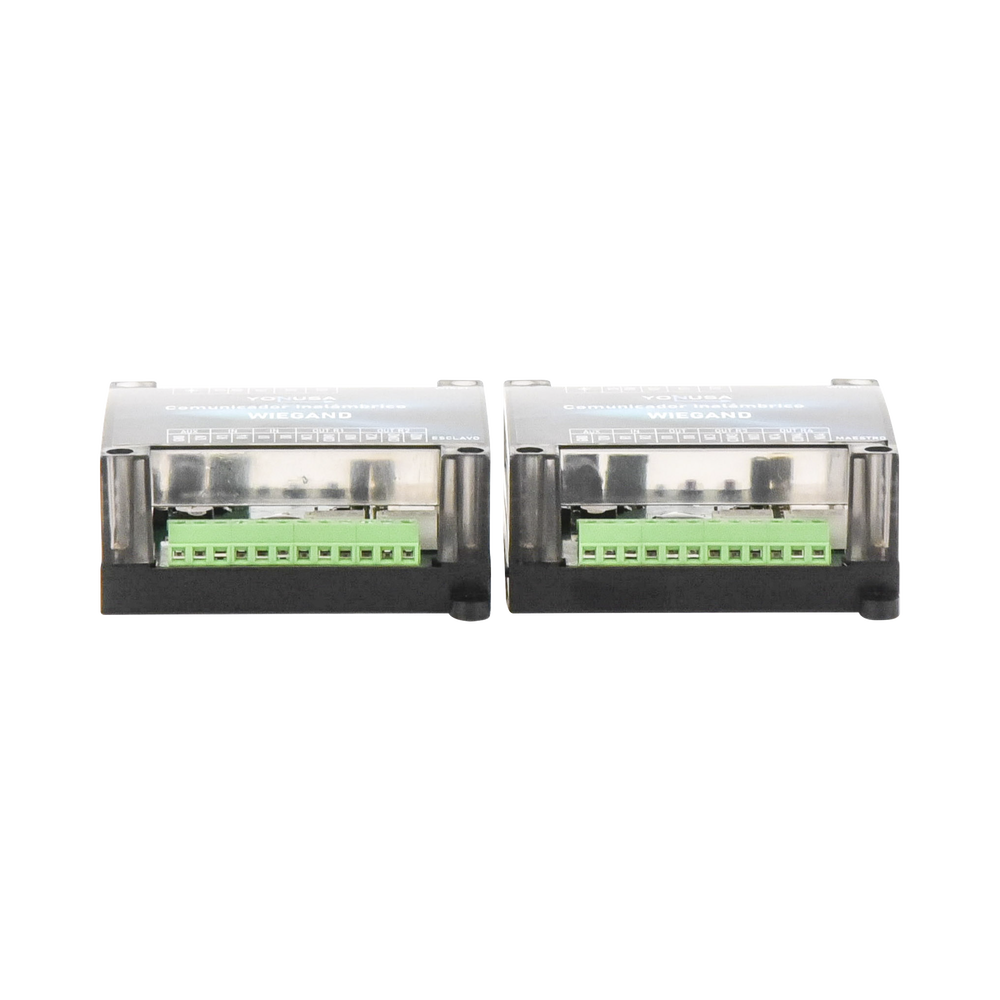 Convertidor de lectora para control de acceso (cableado a inalámbrico) / 1 Wiegand / 2 Relevadores / 2 Entradas / Hasta 3 KM de distancia