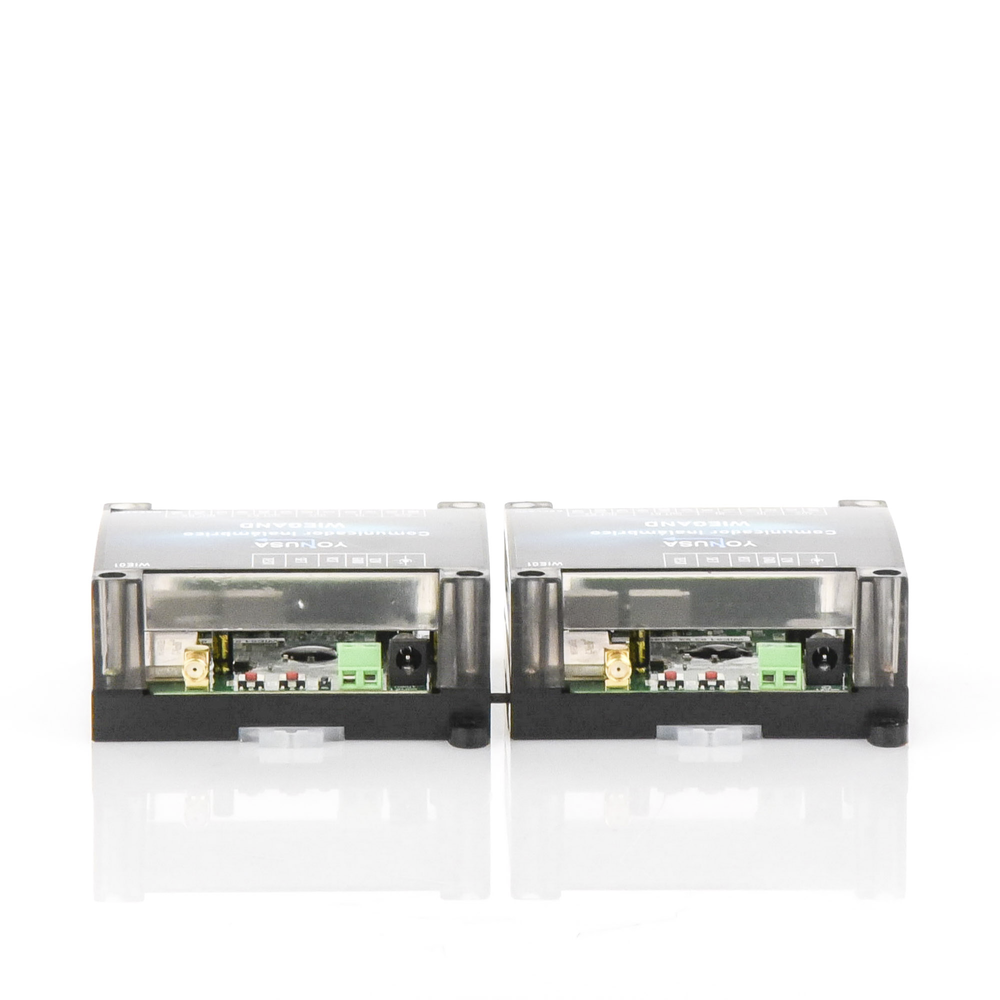 Convertidor de lectora para control de acceso (cableado a inalámbrico) / 1 Wiegand / 2 Relevadores / 2 Entradas / Hasta 3 KM de distancia