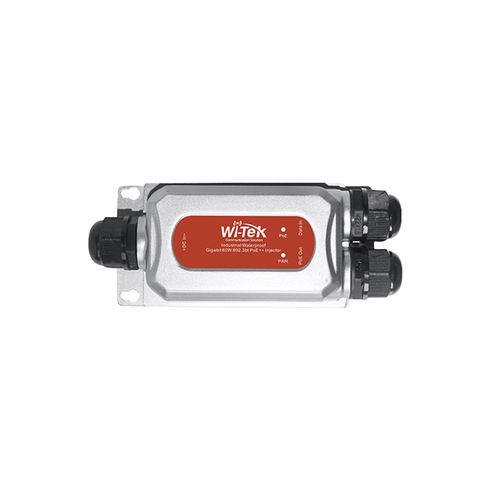 Industrial Waterproof Gigabit 802.3bt PoE++ Injector, Splitter, and Extender