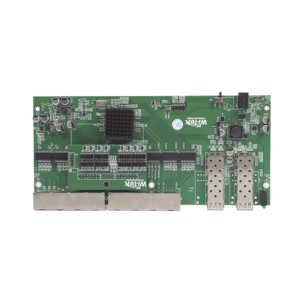 WISP/FTTx switch with 7 24V Passive Reverse PoE ports (PoE in), 1 24V PoE out port + 2 SFP, Integrated with NEMA IP67 outdoor enclosure