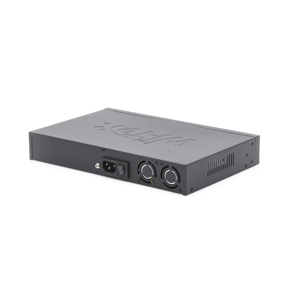 Switch de Largo Alcance de 16 Puertos PoE 10/100Mbps + 1 Puerto GE + 1 Puerto Combo GE SFP, hasta 200W