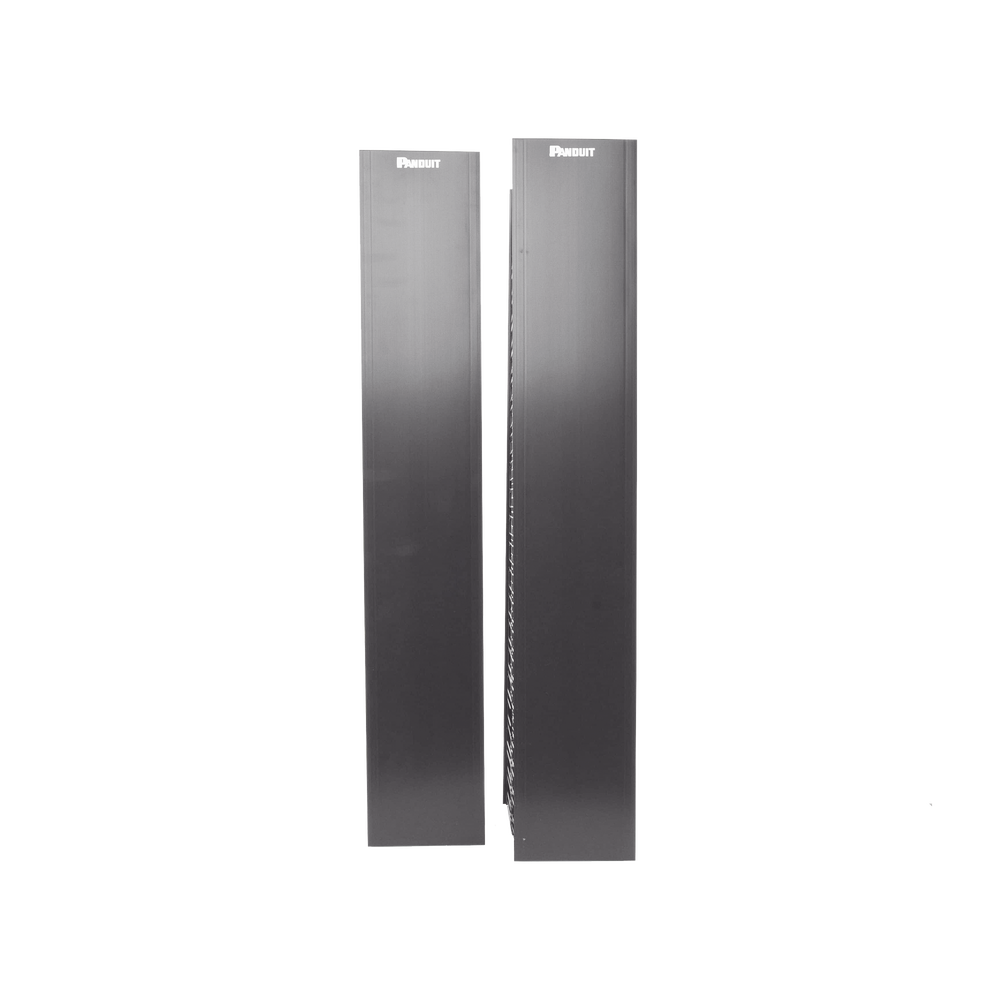 Organizador Vertical Doble NetRunner, para Rack Abierto de 45 Unidades, 6.7in de Ancho, Color Negro