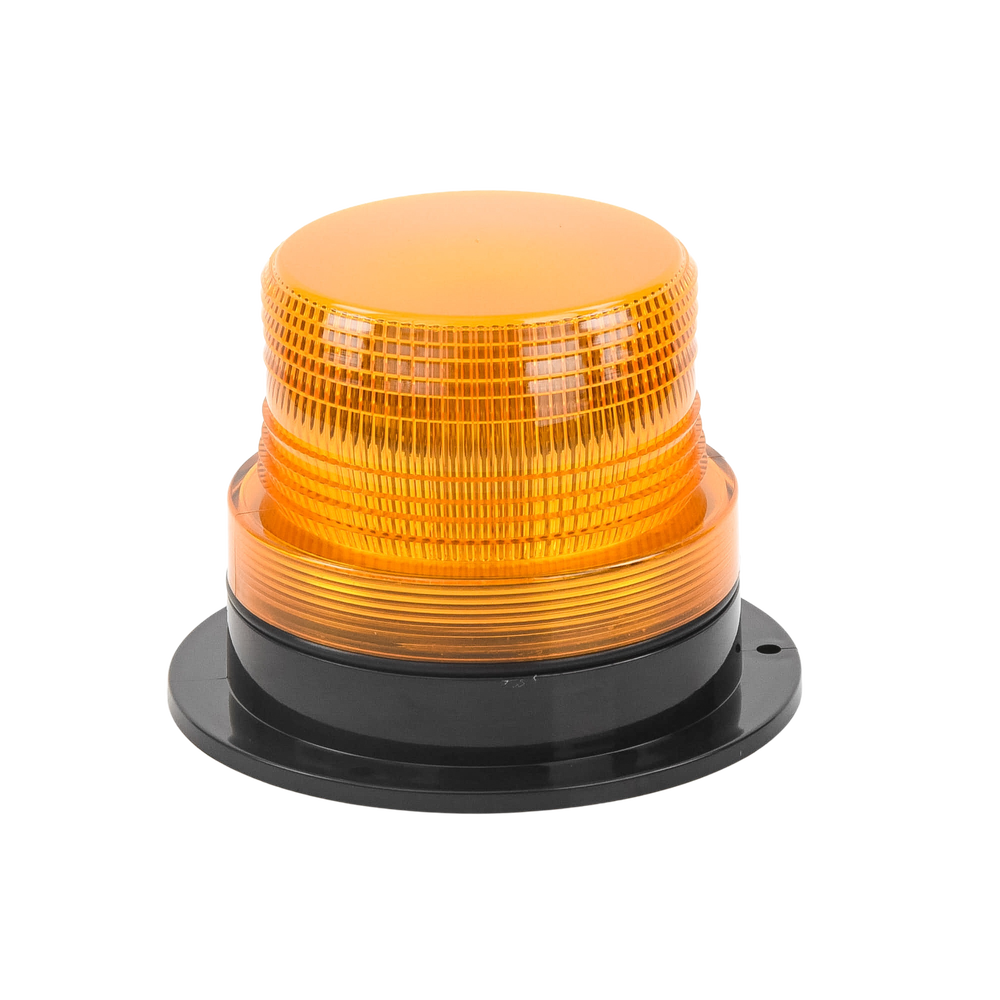 Burbuja brillante de Larga Vida Útil con 8 LEDs, color ámbar, domo ámbar