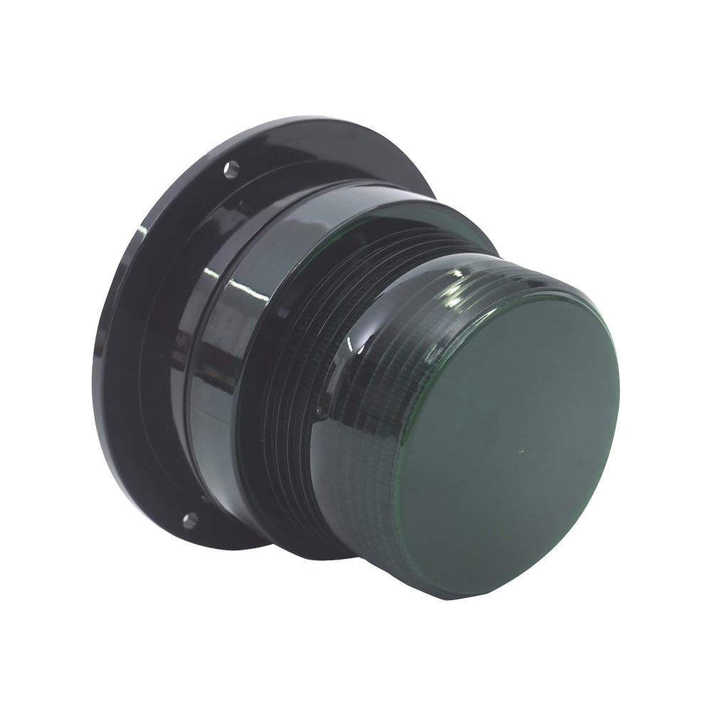 Burbuja Brillante de Larga Vida Útil, con 8 LEDs Color Verde, Domo Verde