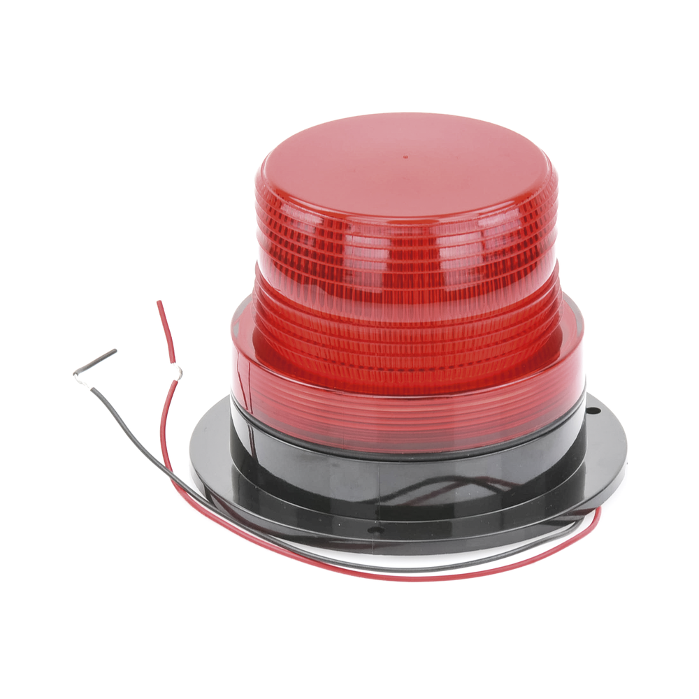 Long Lifespan Bright Bubble, with 8 Red LEDs, Red Dome