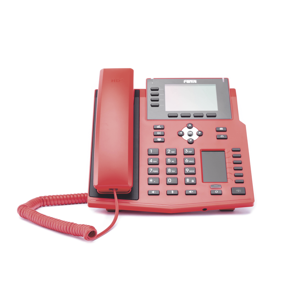 Enterprise IP Phone with European Standards, 16 SIP lines with 3.5" color LCD display, 6 DSS/BLF keys, Gigabit ports, IPv6, Opus and 3-way conferencing, PoE/DC (includes power supply).