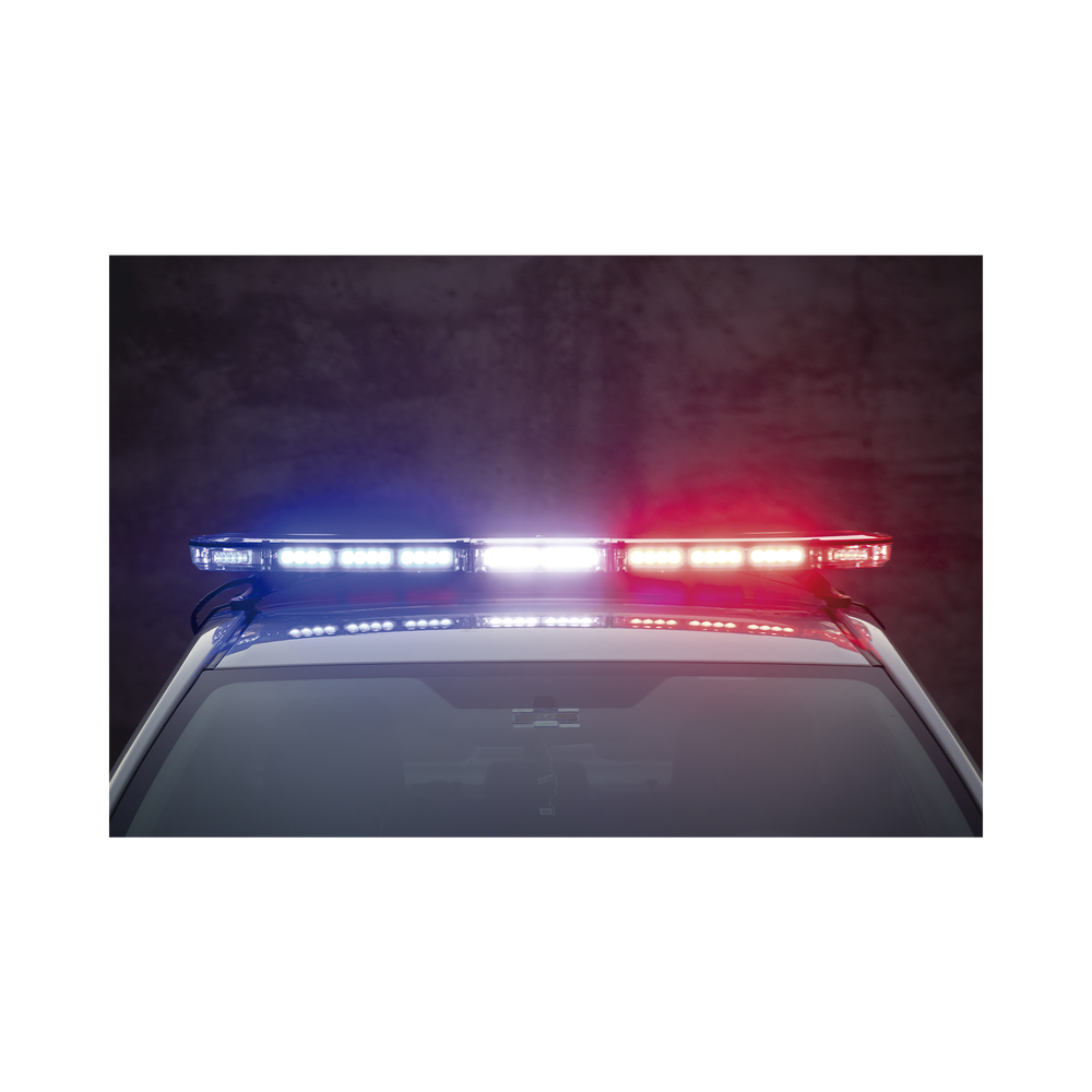 47" red/blue, 88-LED lightbar with red/blue traffic control, ideal for equipping public safety units