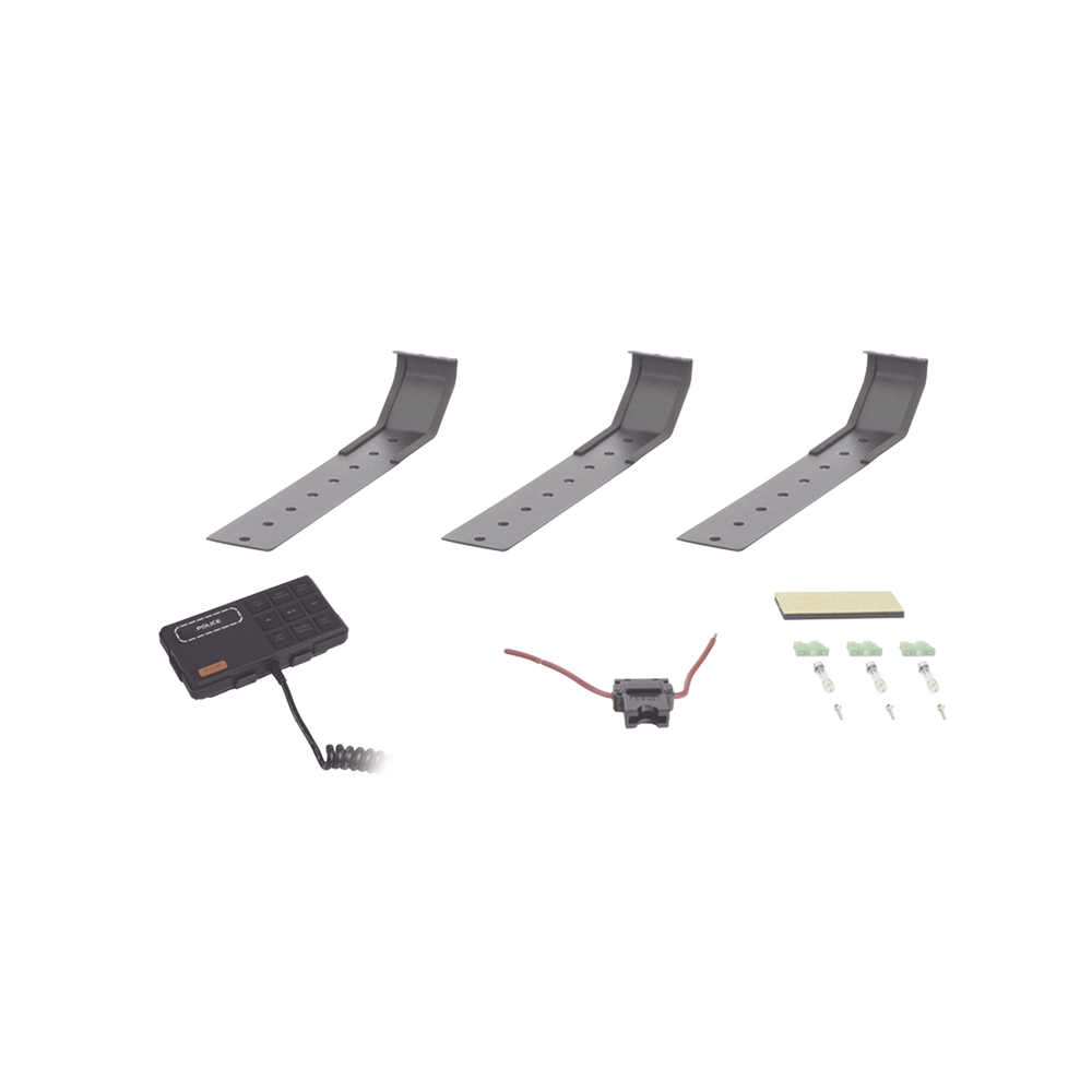 Barra de luces LED de 47", 108 LED, con control de tráfico en color ámbar, dual color rojo/claro, ideal para equipar ambulancias y unidades de bomberos