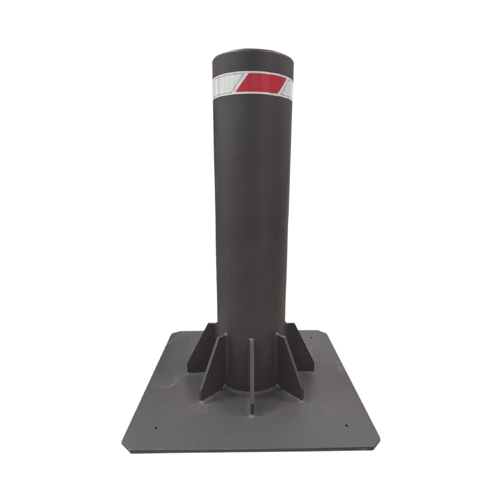 Bolardo Fijo de Alta Seguridad de 220 mm de Diámetro / Fabricado en Acero al Carbón