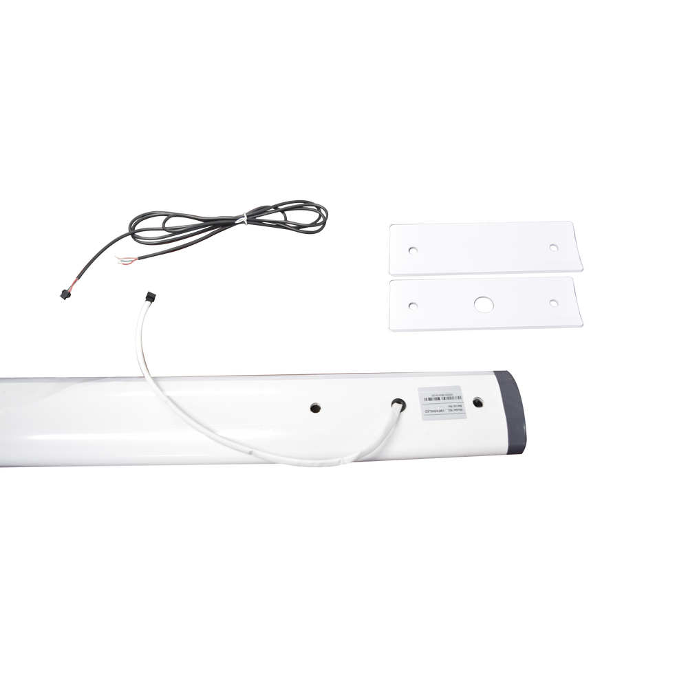 Straight mast with RED/GREEN LED lighting, compatible with Industrial barriers by AccessPRO