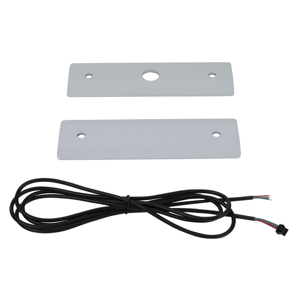 Straight mast with RED/GREEN LED lighting, compatible with Industrial barriers by AccessPRO