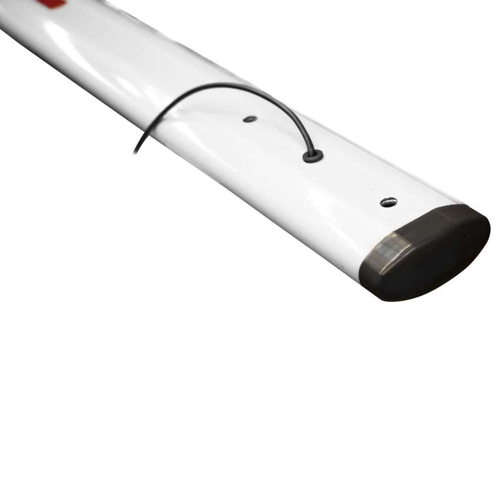 Straight mast with RED/GREEN LED lighting, compatible with Industrial barriers by AccessPRO