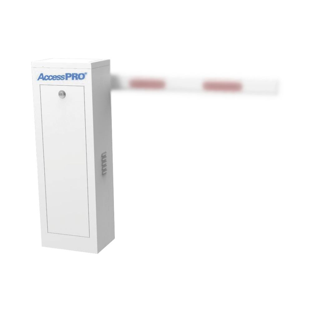 Barrera Vehicular Derecha / Soporta brazo Telescópico de hasta 6 metros / Tiempo de Apertura 6 segundos