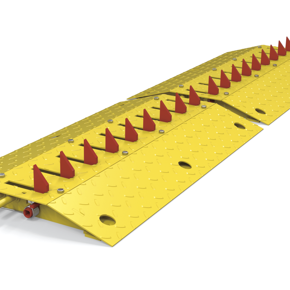 Heavy Duty Tire Puncture Spike Section / Maximum Load Supported 10,000 kg per Axle