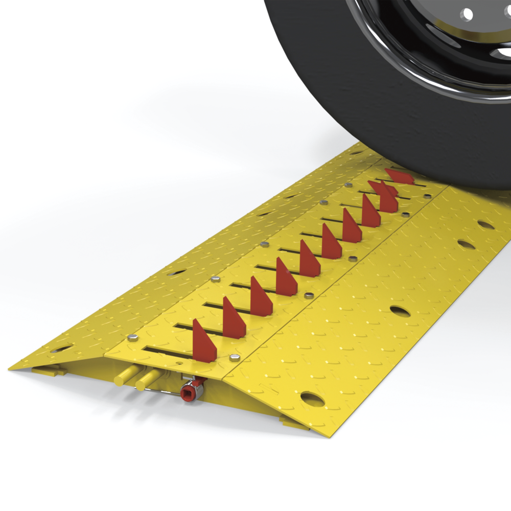 Heavy Duty Tire Puncture Spike Section / Maximum Load Supported 10,000 kg per Axle
