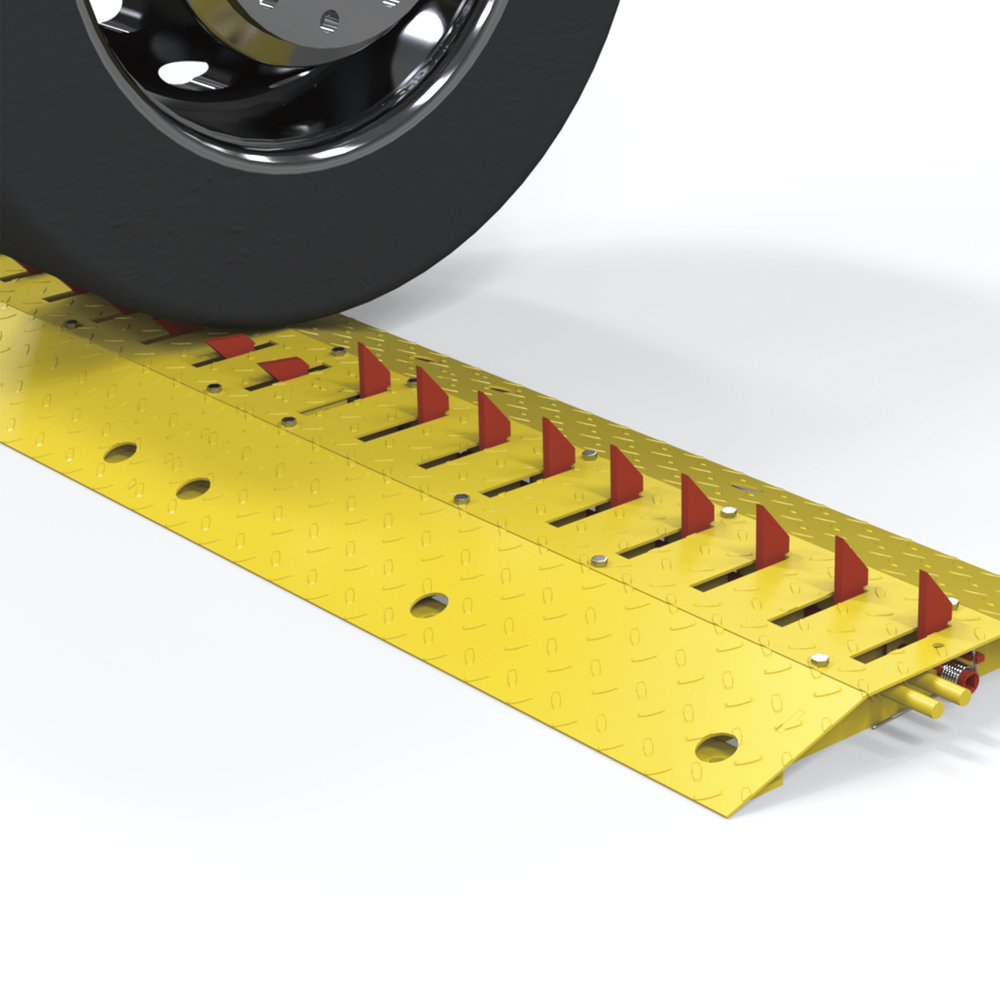 Heavy Duty Tire Puncture Spike Section / Maximum Load Supported 10,000 kg per Axle