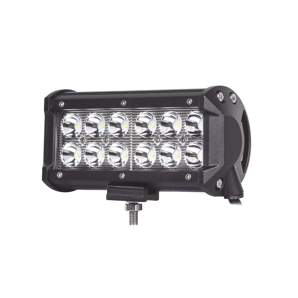 Ultra Bright Work Light Bar, IP67, 6.5 Inch, 12 LEDs, 1500 Lumens, 18 Watts, 10-30 Vdc
