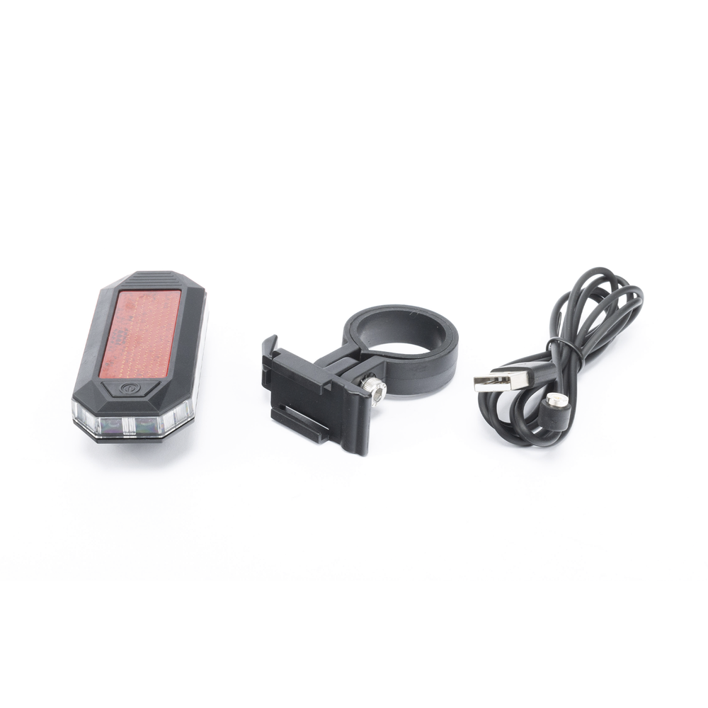 Ultra Bright Rear Auxiliary Light for Bicycles, 300 Lumens, with Mount Included