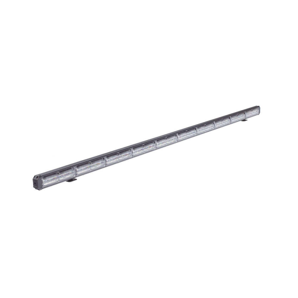 49-Inch, 6-Module, Amber/Clear Warning Light Bar