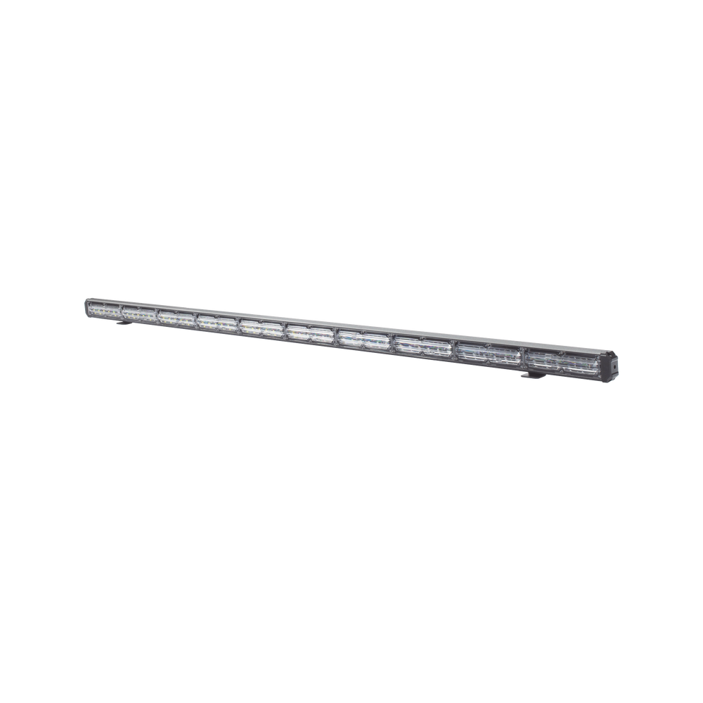 49-Inch, 6-Module, Amber/Clear Warning Light Bar