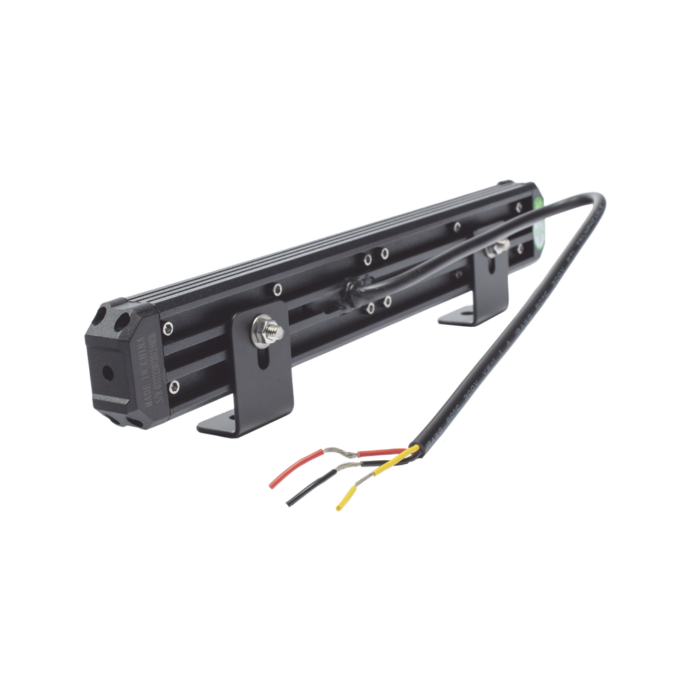 Warning Light Bar, 2 Modules of 6 LEDs, 11 Inches Red/Blue
